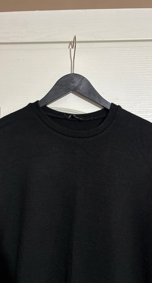 Siyah Midi Uzun Kollu Tunik - Görsel 3