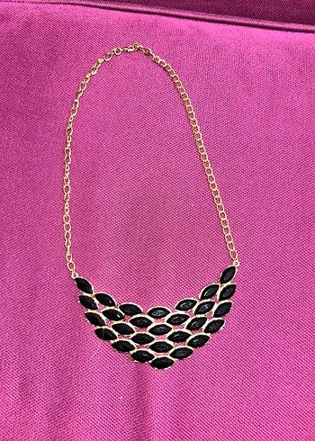 Altın Renkli Kısa Bohem Zincirli Kolye ikili - Görsel 4