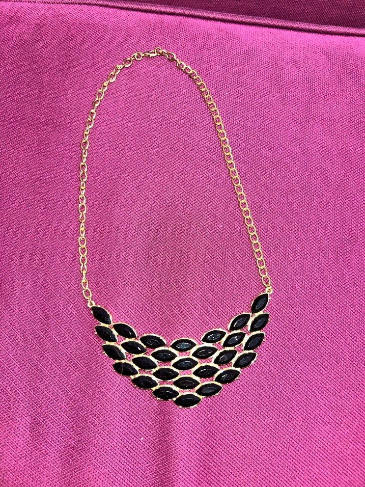 Altın Renkli Kısa Bohem Zincirli Kolye ikili - Görsel 4