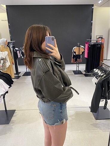 Zara Zara Deri Ceket