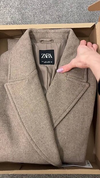 s Beden Zara Yünlü Kaban