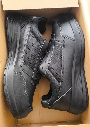 Diğer Siyah Deri Sneaker