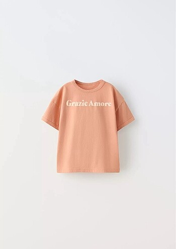 Zara 2 yaş etiketli kız çocuk tişört