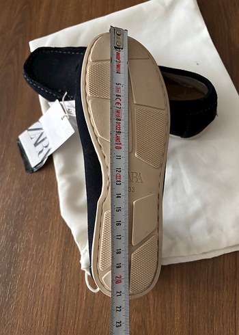 Zara marka Lacivert Süet Erkek Loafer - Görsel 5