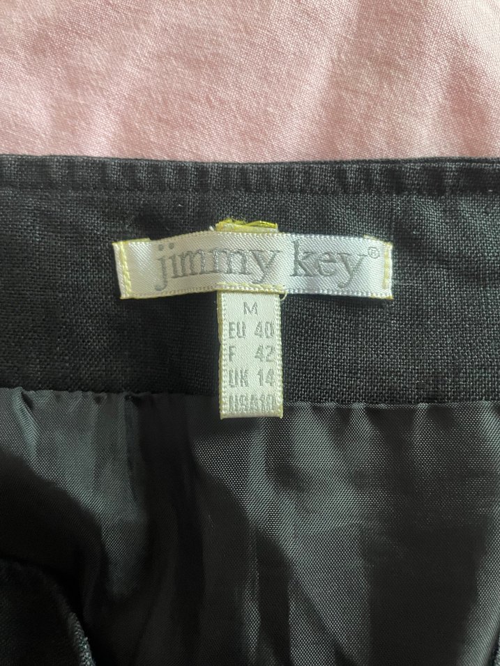 Fırfırlı Siyah Midi Eteği - Görsel 4