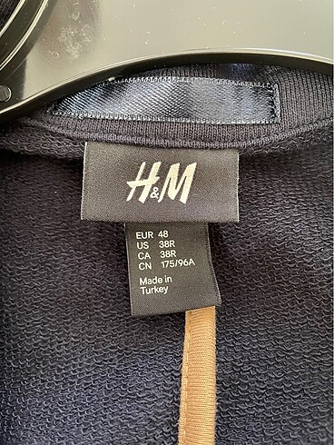 xl Beden lacivert Renk H&M marka ceket