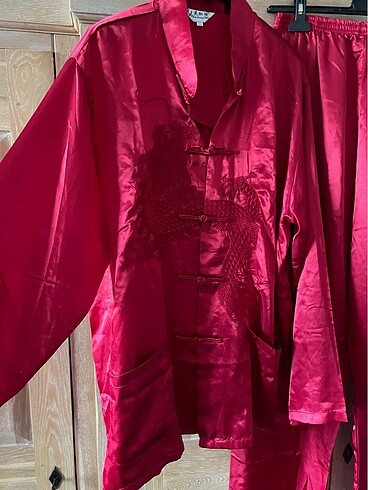 American Vintage Vintage ipek saten pijama takım