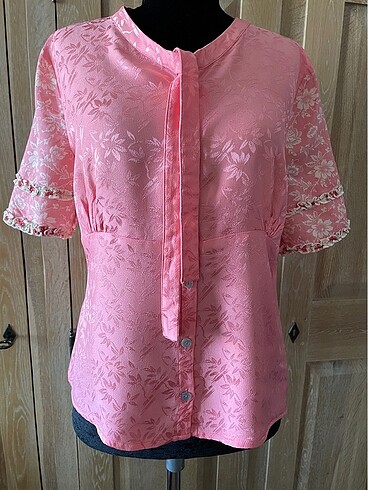 Vintage saten bluz