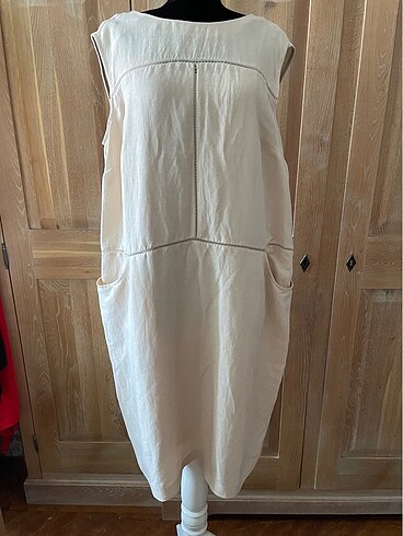 Vintage keten elbise