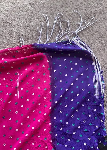 Renkli Bohem Kadın Şal - Görsel 3