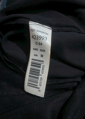 Siyah Nakışlı Dantelli Midi Straplez Elbise - Görsel 7