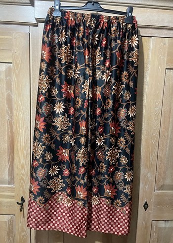 Bohem Çok Renkli Uzun Kumaş Pantolon - Görsel 4