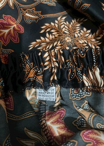 Bohem Çok Renkli Uzun Kumaş Pantolon - Görsel 6