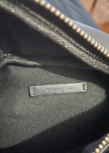 Siyah Deri Biker Bel Çantası - Görsel 6