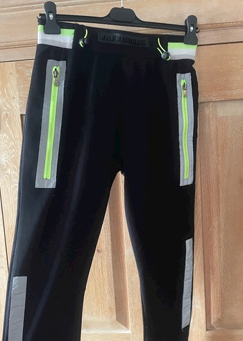 Fermuarlı Siyah  Eşofman Altı - Görsel 2