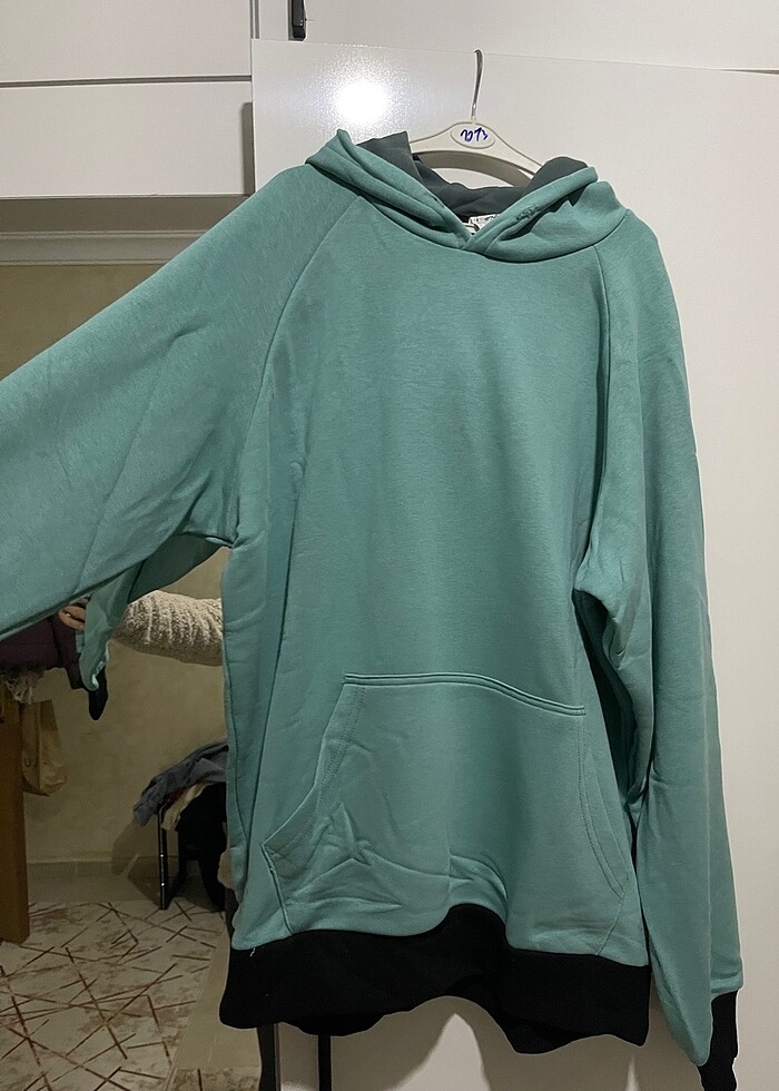 kapşonlu sweat - Görsel 2