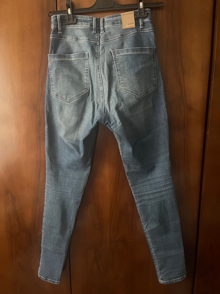 Açık Mavi Yüksek Bel Skinny Jean — görsel 2/7