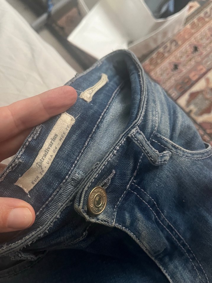 Açık Mavi Yüksek Bel Skinny Jean — görsel 6/7