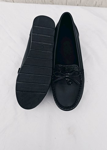 Siyah sim Desenli Kadın Günlük Babet - Görsel 3