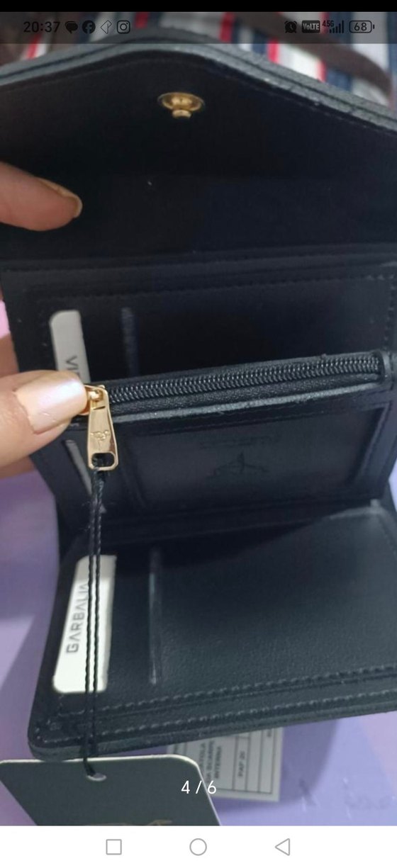 Siyah Deri Kadın Cüzdanı - Garbalia - Görsel 2