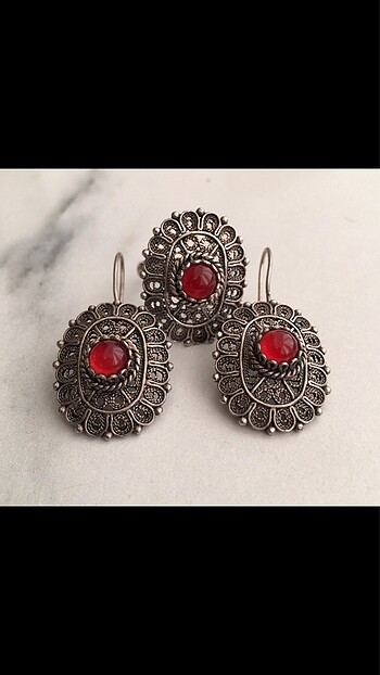 Gümüş Telkari Seti - Görsel 8