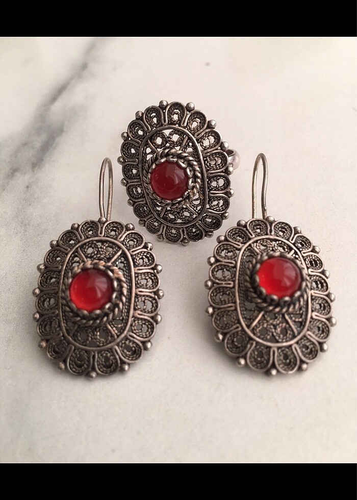 Gümüş Telkari Seti - Görsel 2