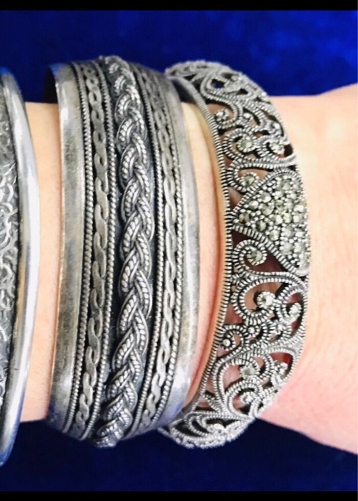 Antika Kalın Bileklik - Görsel 2
