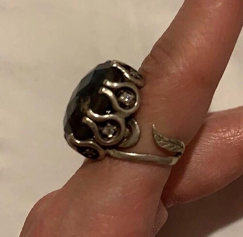 Sterling silver Gümüş Labradorit Taşlı Yüzük