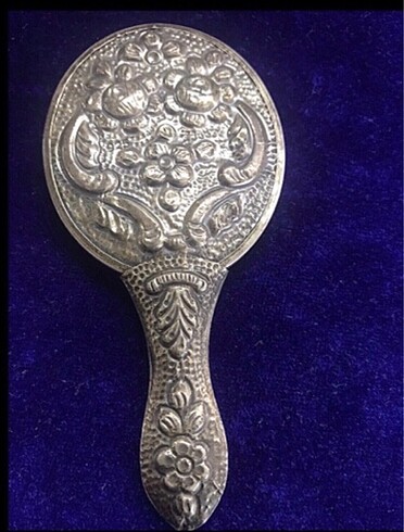 Gümüş Antika Ayna - Görsel 2