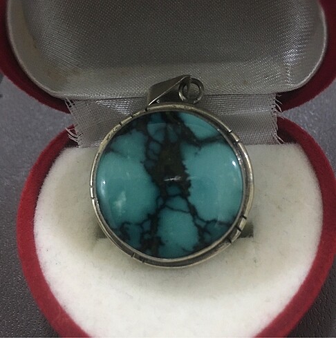 Sterling silver Firuze Turkuaz Kolye