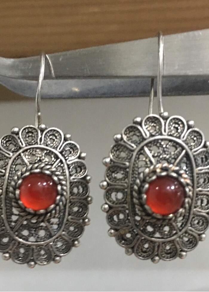 Şık Telkari Küpeler - Görsel 5