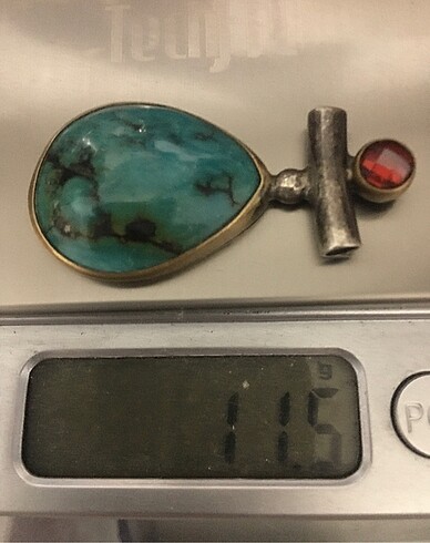 Firuze Garnet Kolye Ucu - Görsel 5