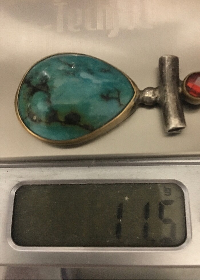 Firuze Garnet Kolye Ucu - Görsel 5