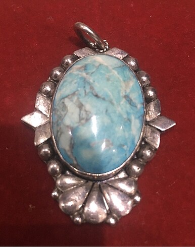 Firuze/Turkuaz Kolye Ucu - Görsel 6