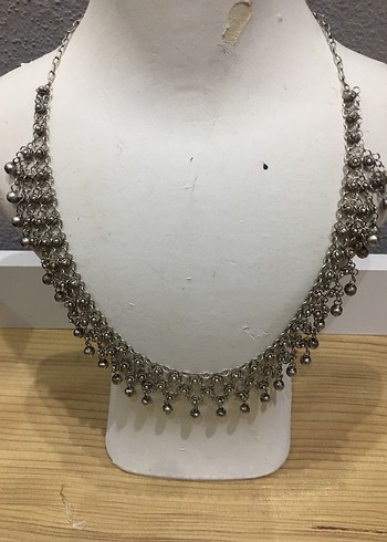 Kişniş Telkari Gümüş Kolye - Görsel 3