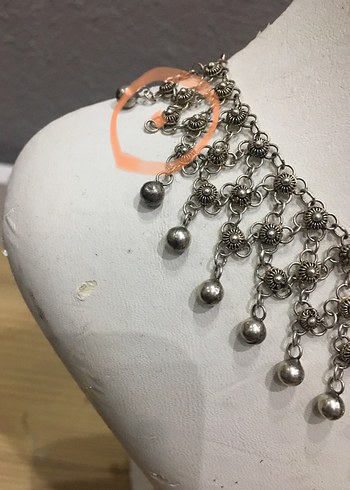 Kişniş Telkari Gümüş Kolye - Görsel 8