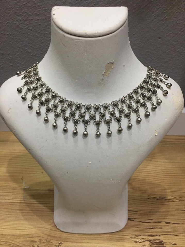 Kişniş Telkari Gümüş Kolye - Görsel 2