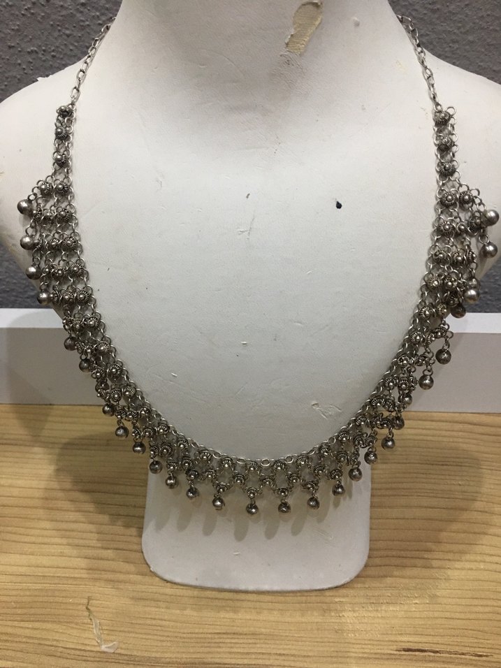 Kişniş Telkari Gümüş Kolye - Görsel 3