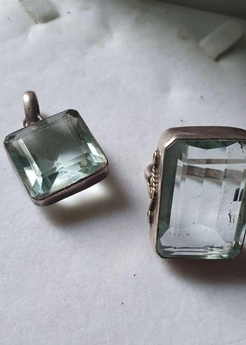 Aquamarin Taşlı Takım - Görsel 2