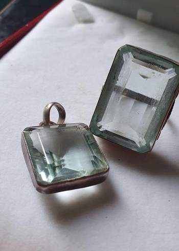 Aquamarin Taşlı Takım - Görsel 3