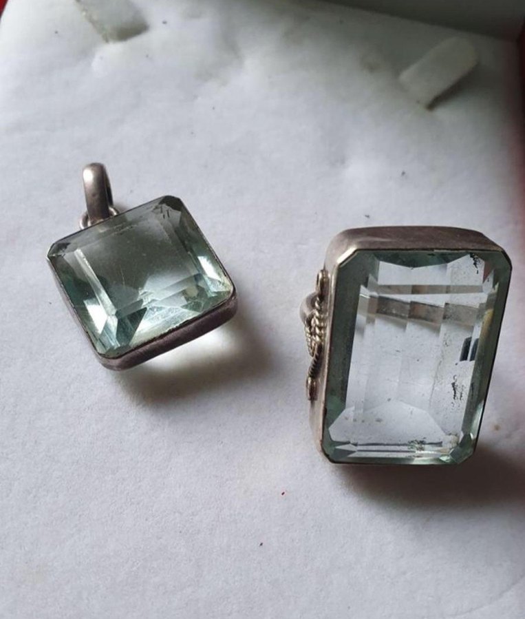 Aquamarin Taşlı Takım - Görsel 2