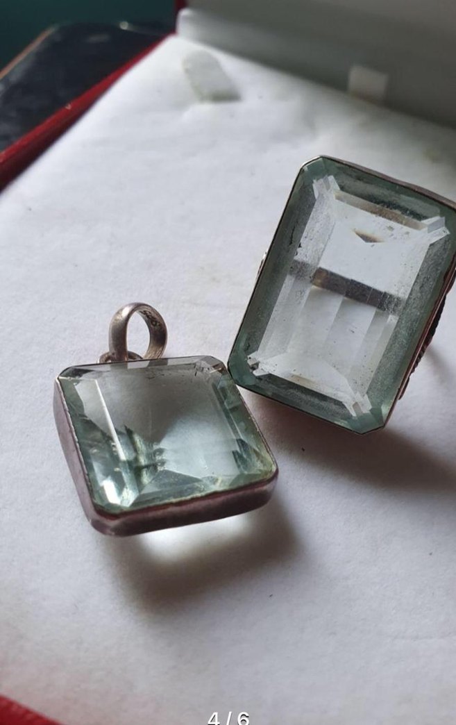 Aquamarin Taşlı Takım - Görsel 3