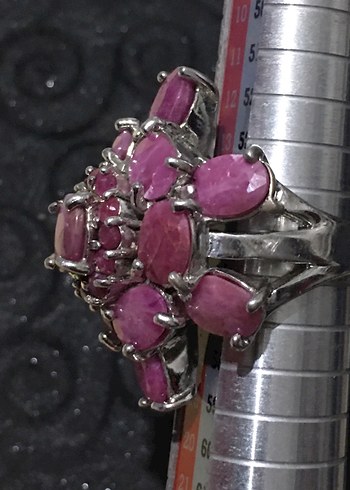 Gümüş Yakut Yüzük - Görsel 7