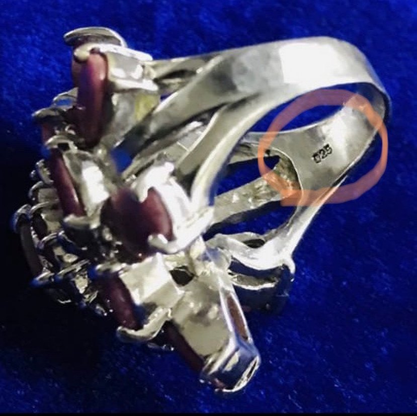 Gümüş Yakut Yüzük - Görsel 3