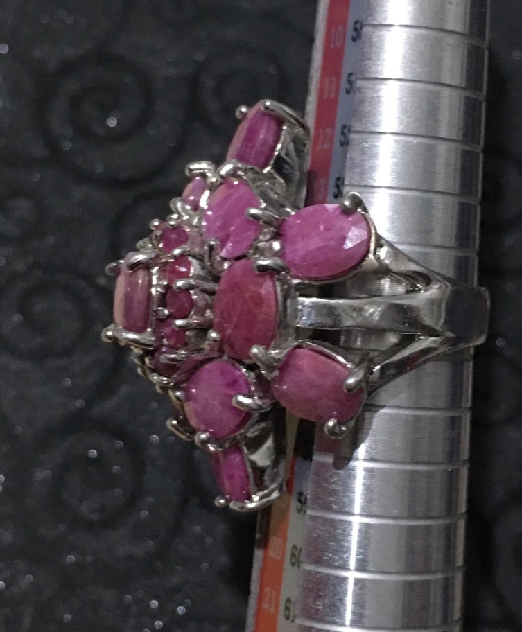 Gümüş Yakut Yüzük - Görsel 2