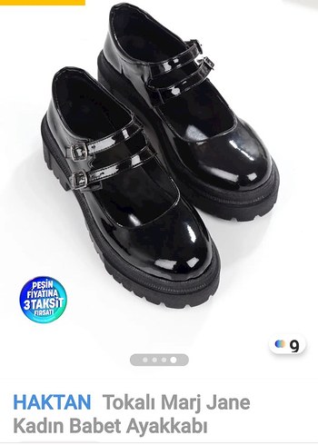 Siyah Rugan Platform Topuklu Kadın Ayakkabısı - Görsel 2