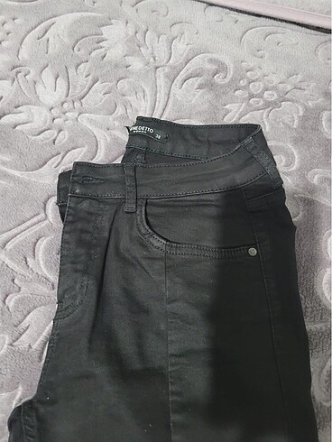 Füme İspanyol paça kot pantolon