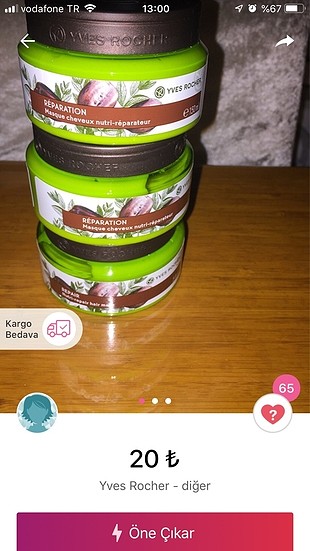 Yves Rocher saç bakım
