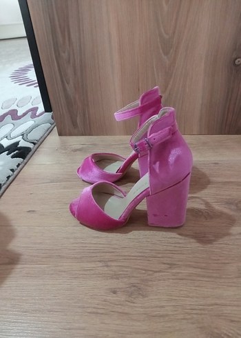 Fox Ayakkabı Pembe Rugan Stiletto Topuklu Kadın Abiye Ayakkabı