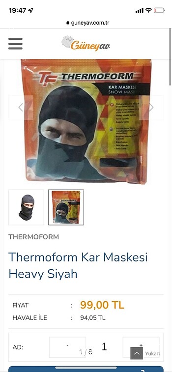 Üçlü kar maskesi